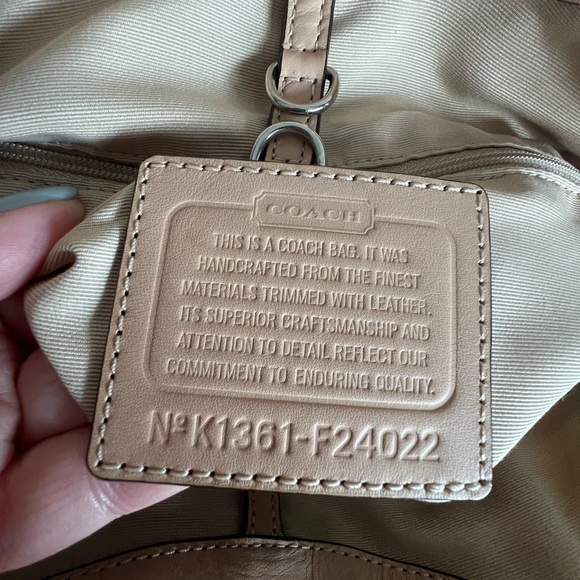 Coach Devon Pink and Cream Zebra Tote 2013 - Picture 4 of 15